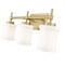 Z-Lite Cadoc 3 Light Vanity, 23.5in. W x 9in. H, Modern Gold 622-3V-MGLD - alternate 2